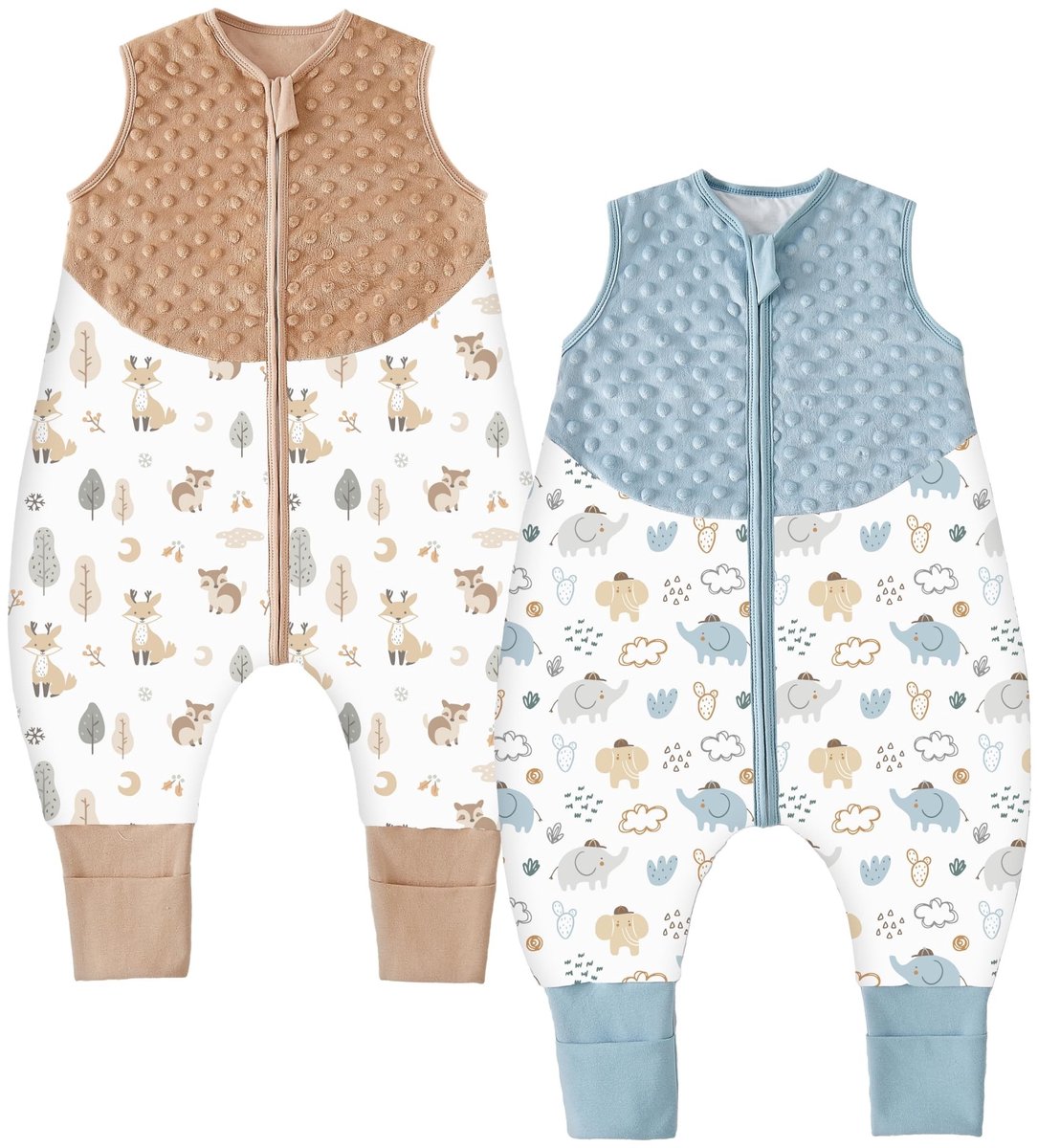 Elzusha - Baby Slaapzak met Benen 1.5 Tog - Ademend en Comfortabel voor Kinderen