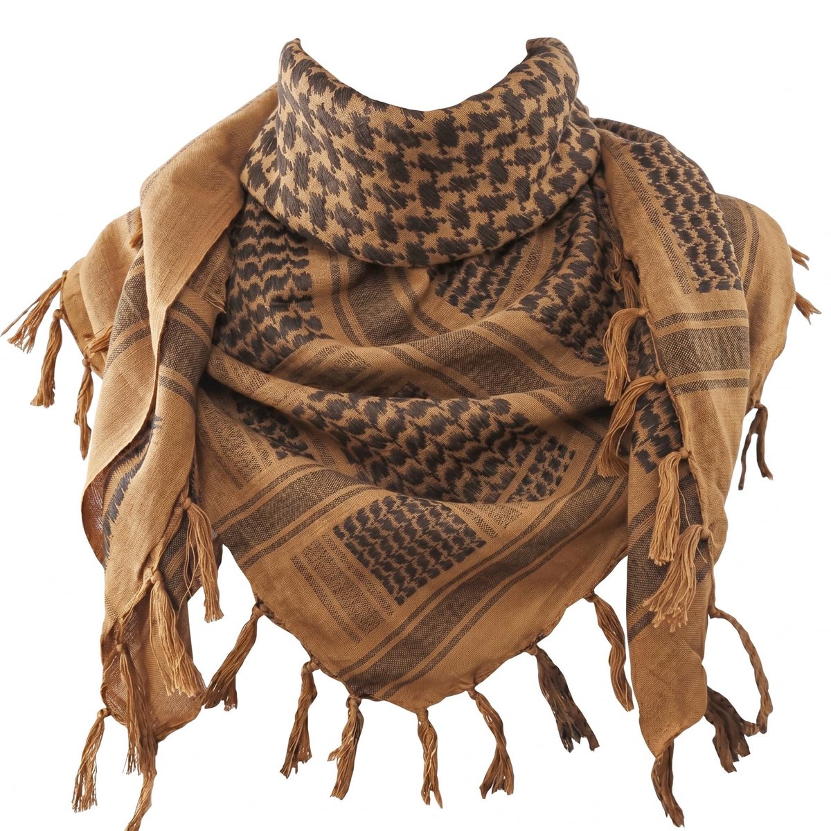 THE ART BOX 100% Katoen Militaire Heren Sjaal Tactische Woestijn Shemagh Wrap Keffiyeh Afghaanse Sjaal Voor Mannen - ShopVlot