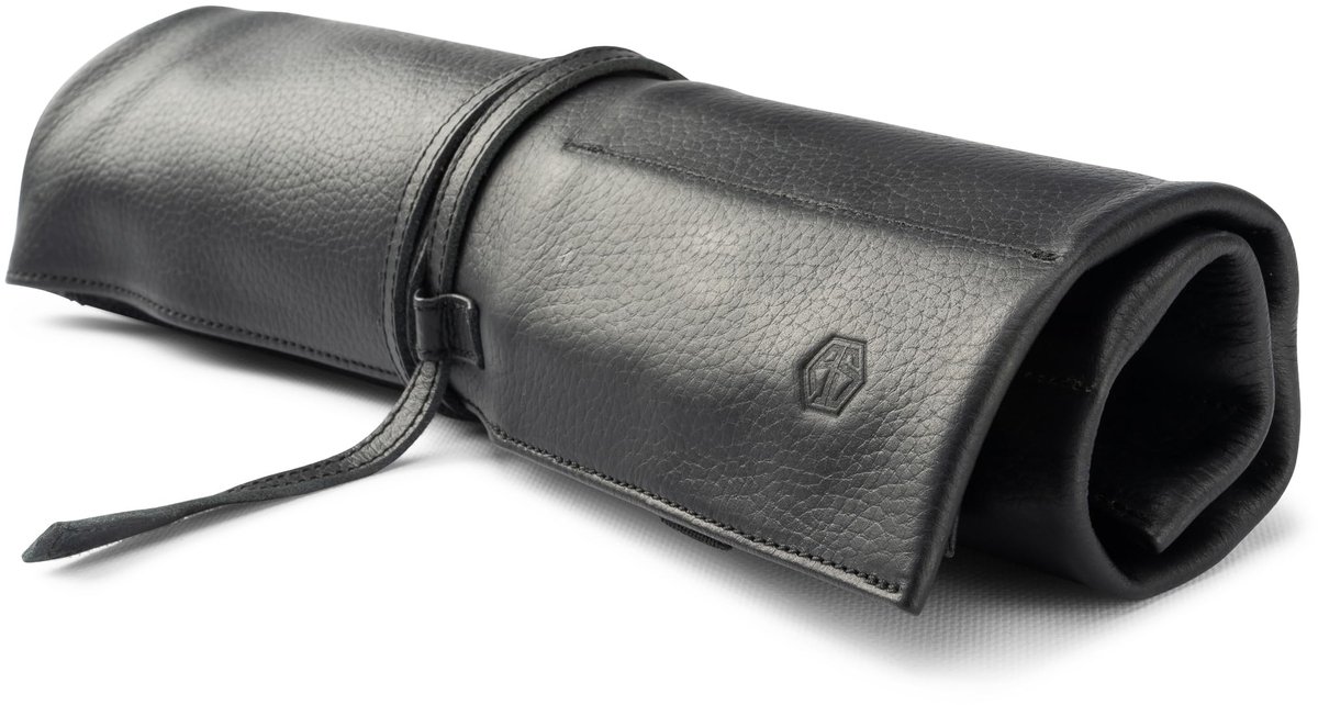Elzusha - Premium Koksmessenrol van Leer - Grote Meszak 42 x 38 cm