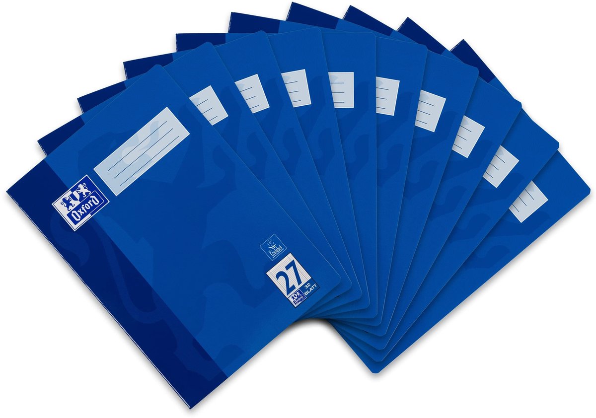 Elzusha - Oxford Schoolnotitieboek A4 met 32 Bladen, 90 g/m²