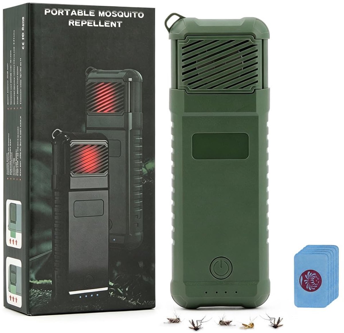 Elzusha - 3-in-1 Elektrische Muggenwerper met 20 Tablets