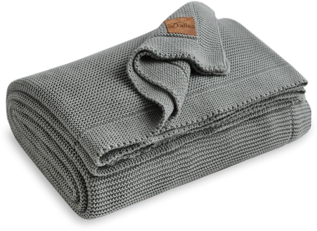 Elzusha - 100% Biologisch Turks Katoenen Plaid voor Woondecoratie