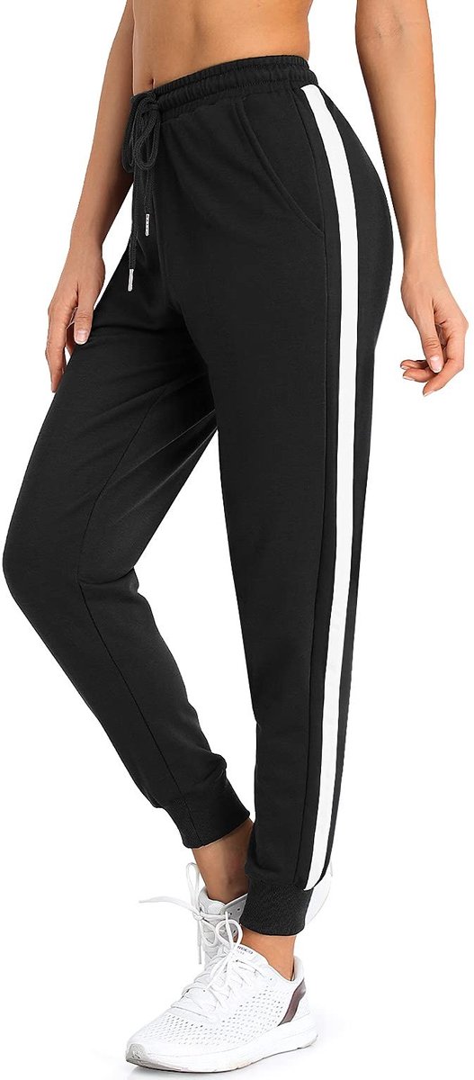 Elzusha - Dames Joggingbroek - Hoog in de taille - Zwart