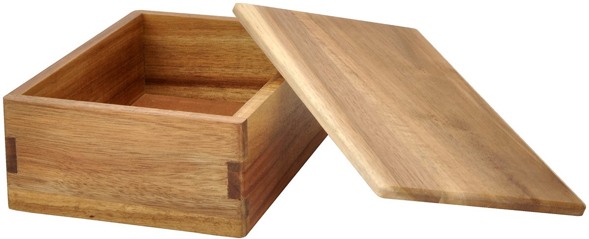Elzusha - Houten Opbergdoos met Deksel voor Organisatie van Kleinere Voorwerpen