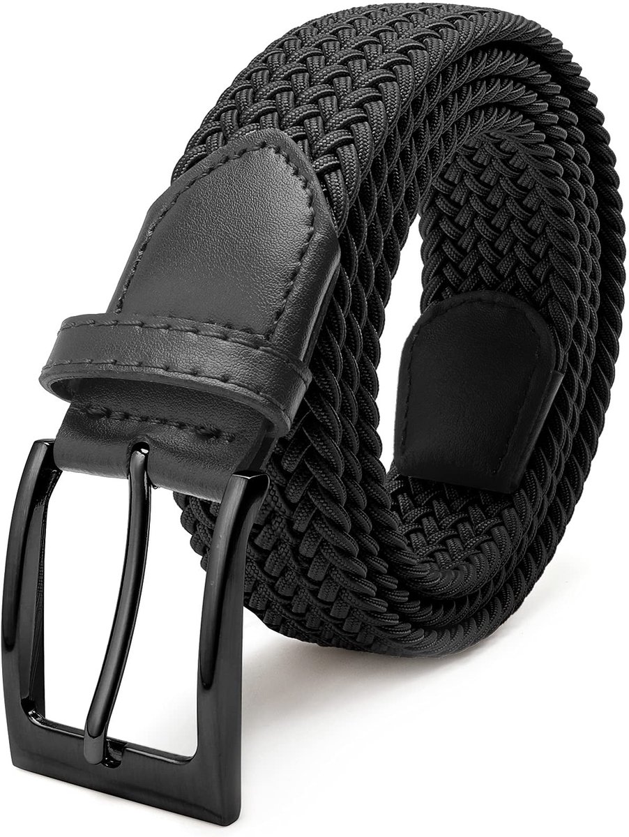 Elzusha - Heren Elastische Geweven Nylon Riem