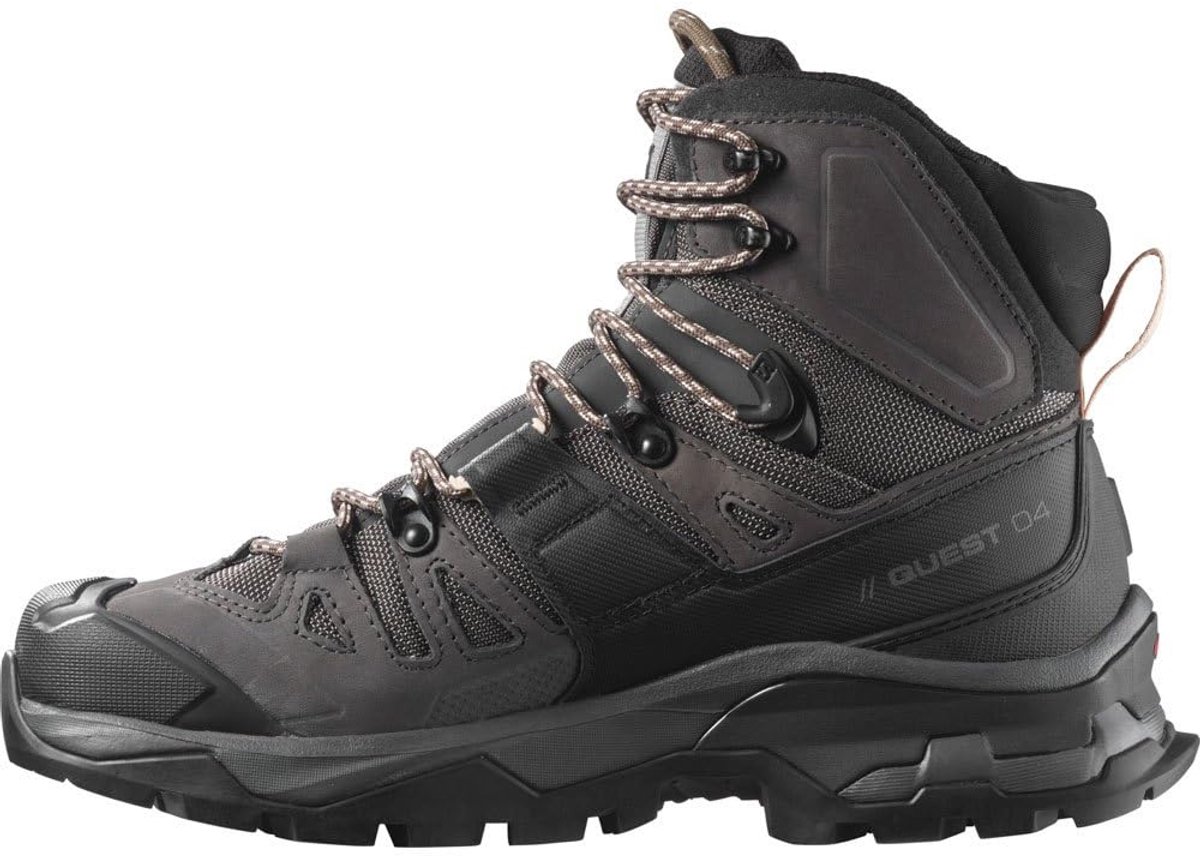Salomon Quest 4 GTX - Wandelschoenen - Dames Magnet / Black / Sun Kiss - 37 1/3 EU