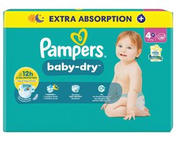 2x Pampers Baby Dry Luiers Maat 4+ (10-15 kg) 39 stuks
