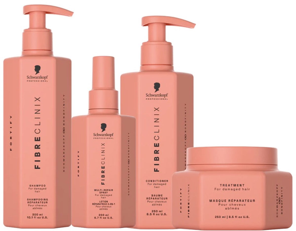 Fibre Clinix - Fortify Complete Care Set - 300+250+250+200ml