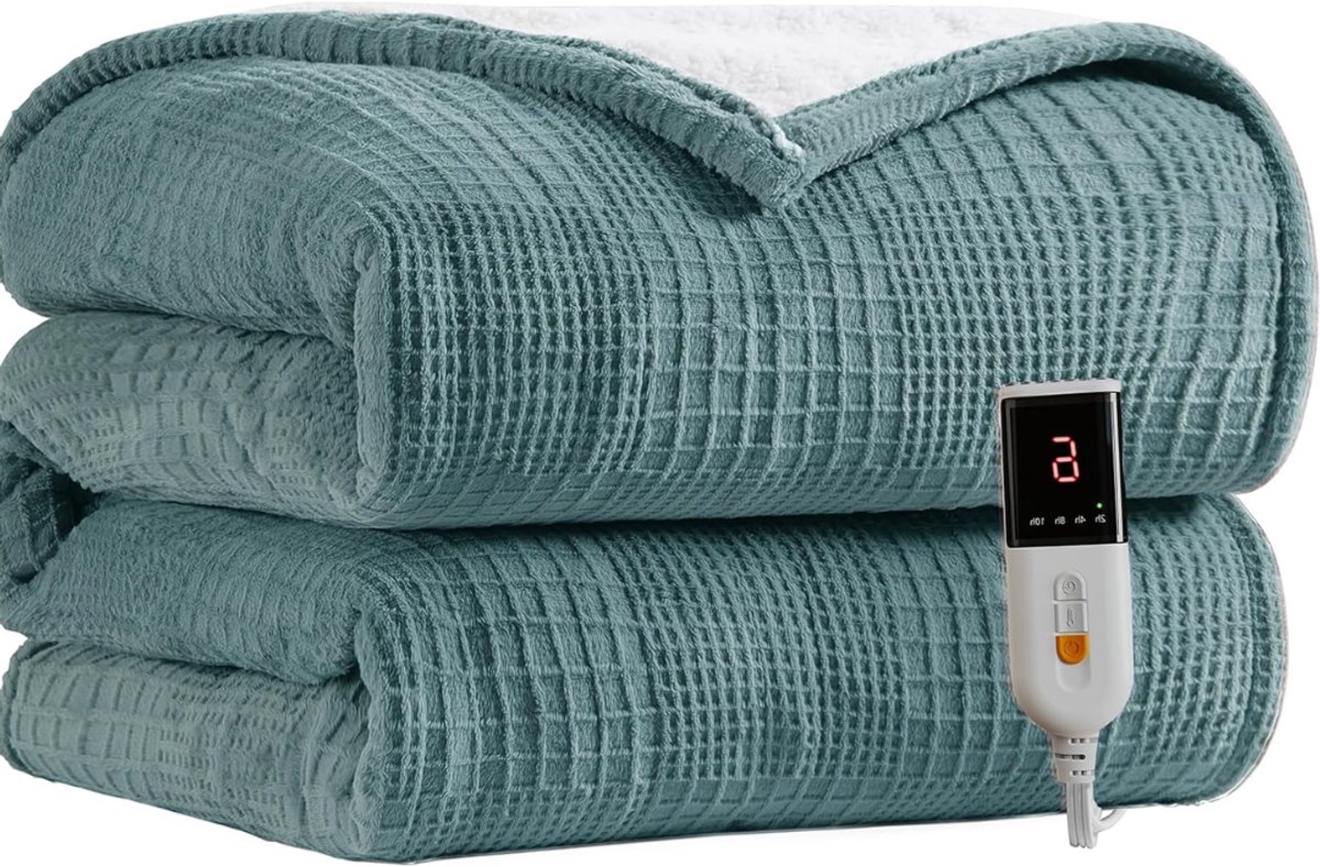 CRLYN® Warmtedeken - Elektrische Onderdeken - Elektrische Knuffeldeken