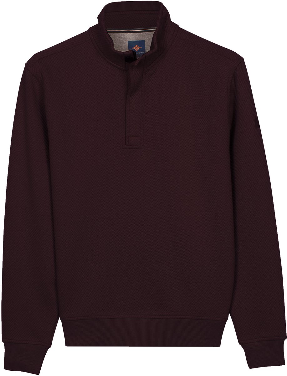 Baileys - Heren - Sweater - Regular fit – Half-zip - Trui – Bordeaux – 623119-49