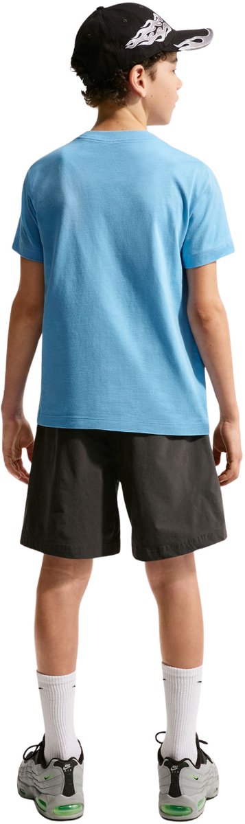 Nike T-shirt Kinderen Sportswear Lichtblauw - Maat XS