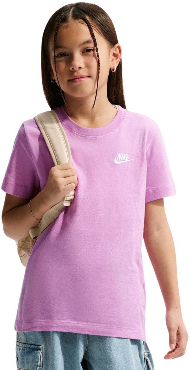 Nike T-shirt Kinderen Sportswear Roze - Maat XS
