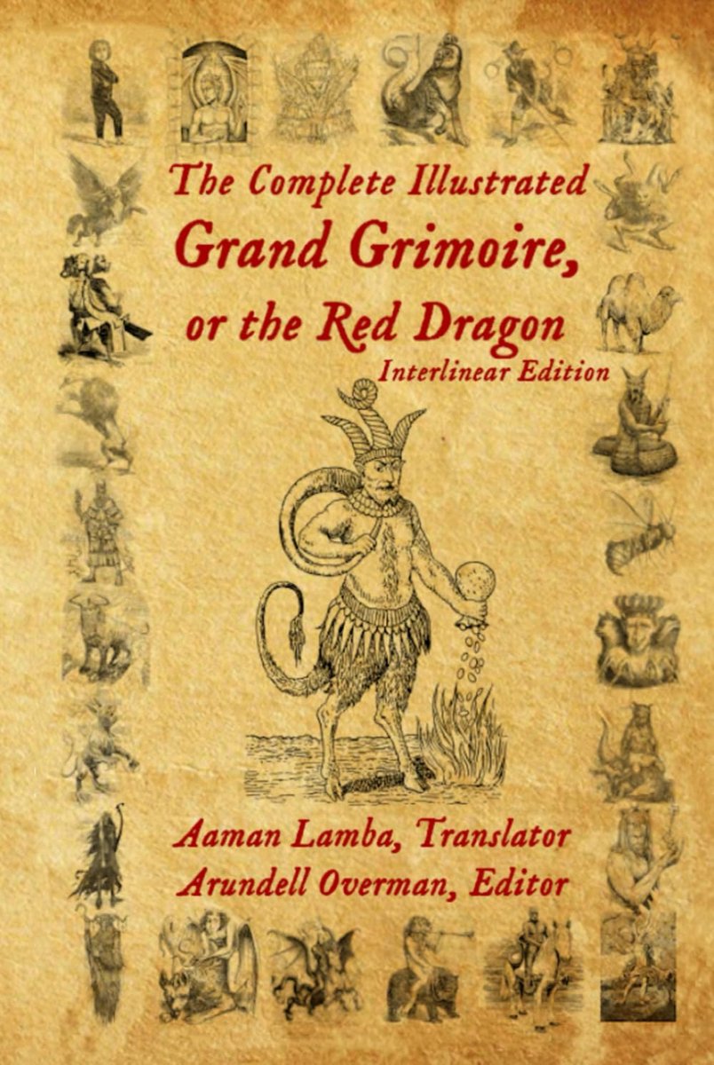 The Complete Illustrated Grand Grimoire, Or The Red Dragon: Interlinear Edition, French to English - ShopVlot
