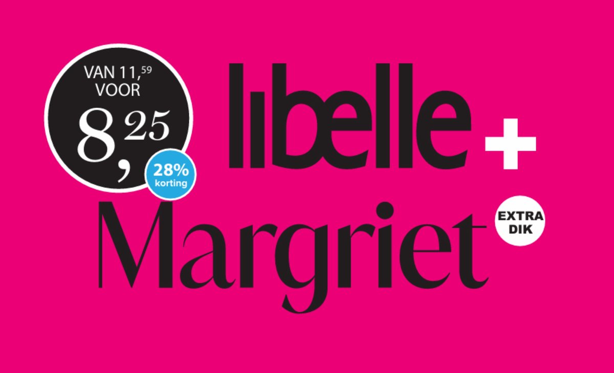 Pakket Libelle + Margriet 2026-35 - Magazine voordeelpakket