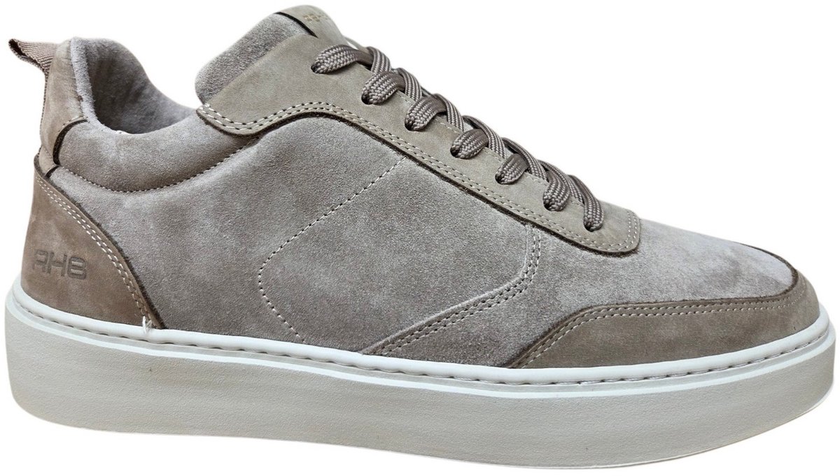 Rehab Oliver Mid Suede 4700 Taupe Hoge Sneakers Taupe Suede Heren - Taupe - 44