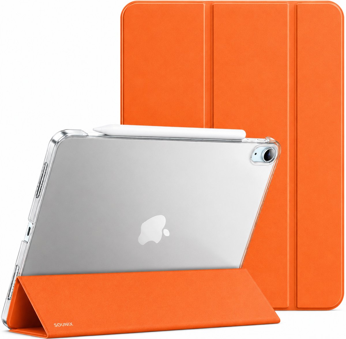 Sounix Tablet Hoes Geschikt voor Apple iPad 11 (2025) A16/iPad 10.9 Inch 10e generatie (2022) - Hoesje - Oranje