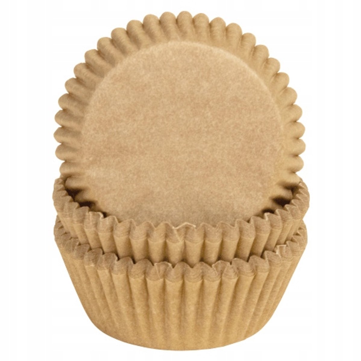 1000 Kraftpapier Bakvormen - Ø 35mm, H 20mm - Eco Vormpjes
