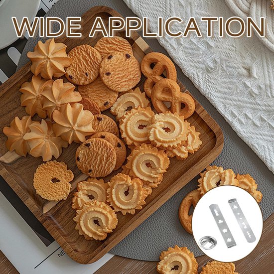 Pastry Moulds en Accessoires voor de Keuken, Geschikt voor Kerst, Diverse Vormen en Compatibel met Keukenmachines — afbeelding 4