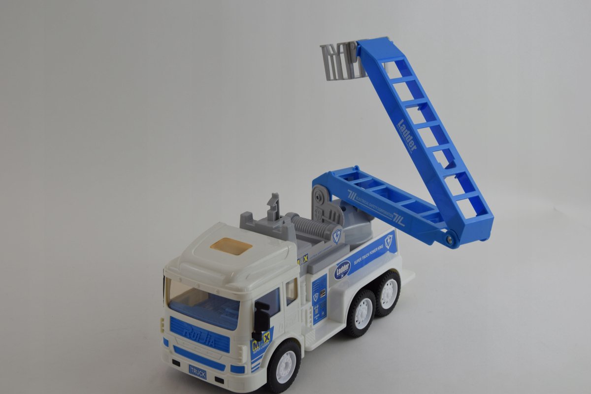 Maksik Brandweerwagen met Uitschuifbare Ladder - Speelgoed 30cm