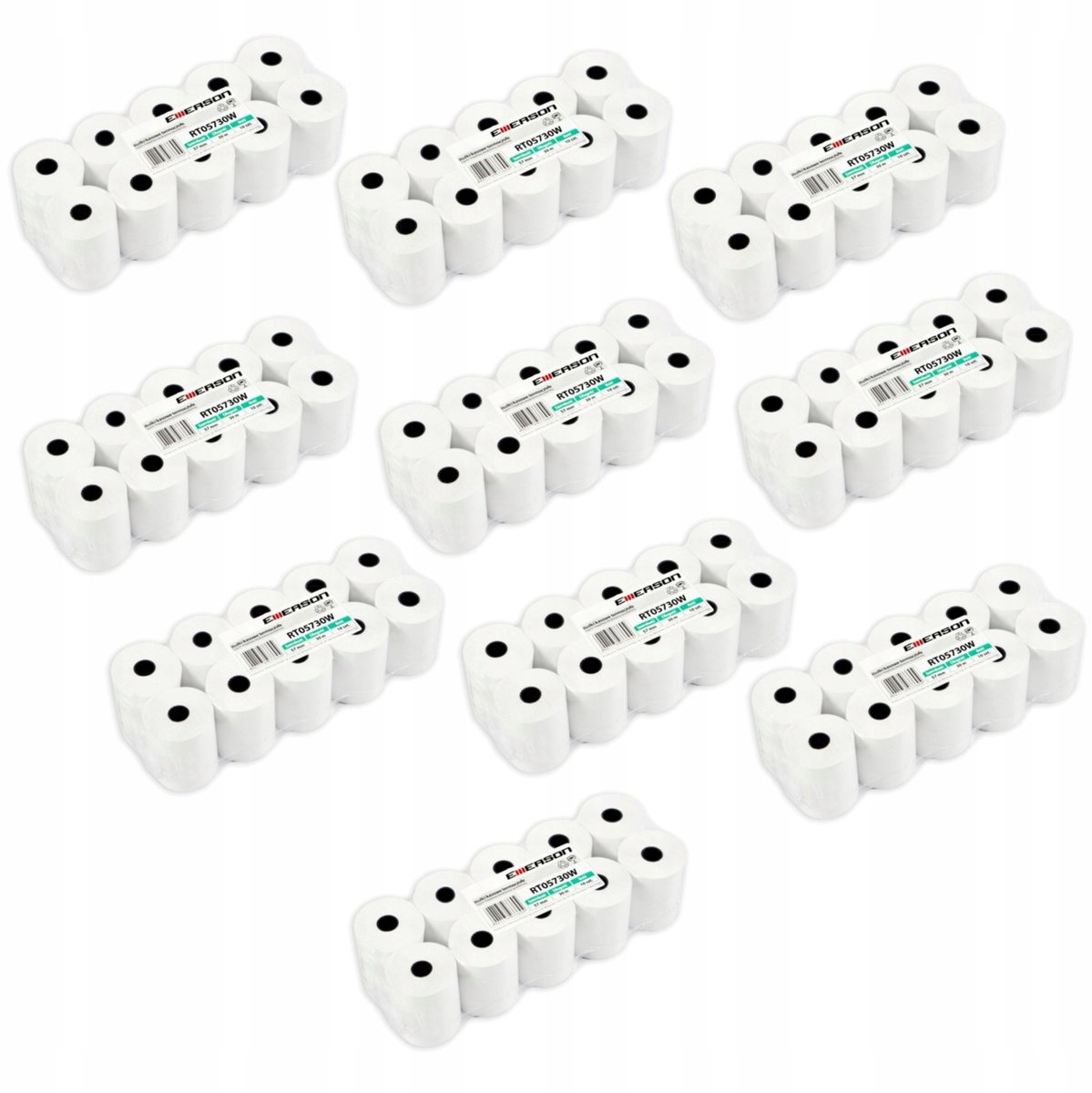 10x Thermische kassarol 57 mm x 10 m - Hoge kwaliteit