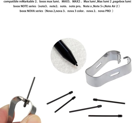 Vervangpunten voor Stylus met Pen Tip Verwijdertools - 20 Stuks, Geschikt voor Remarkable, Boox Note en Max Lumi2 — afbeelding 5
