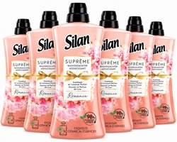Silan Suprême Romance Wasverzachter – 6 x 968 ml – 264 Wasbeurten – Langdurige Geur - 6 Stuks