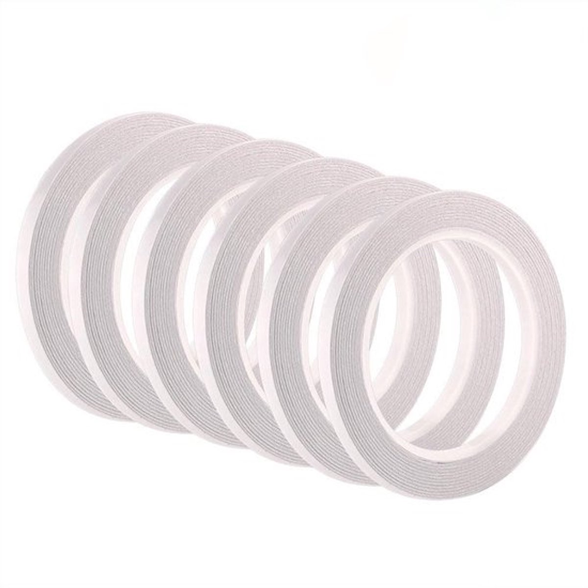 - Dubbelzijdige Tape - Zelfklevende Tape - 6 mm x 25 Meters - Perfect voor Creatief Werk - Ideaal voor Naaien - Geschikt voor Diversen Op
