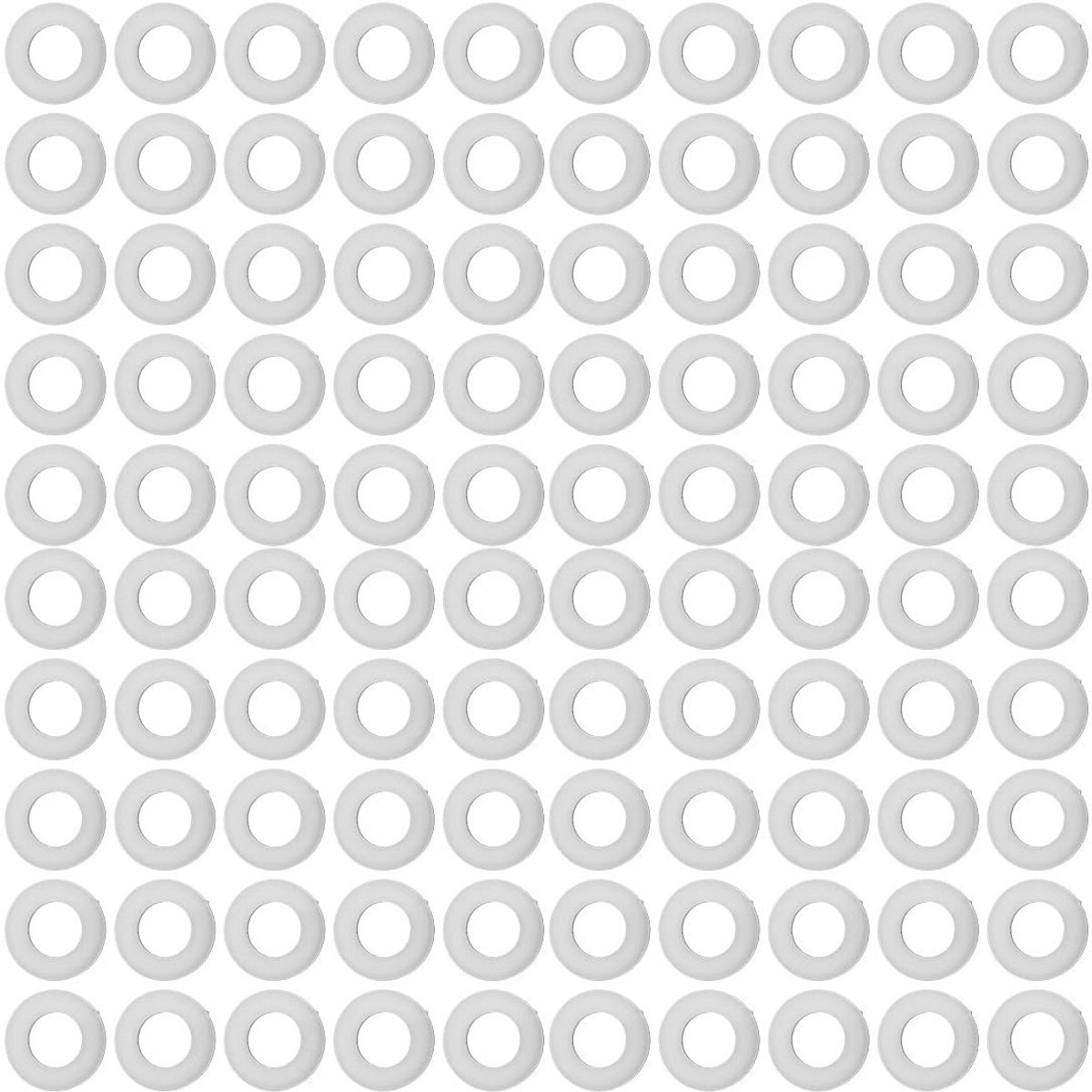 Solidchoice - 100 Stuks PA66 Geïsoleerde Sluitringen van Nylon