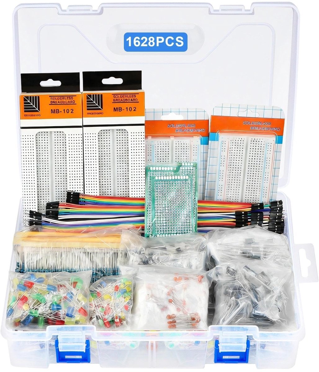 Solidchoice - 1628-delige Set Elektronische Componenten