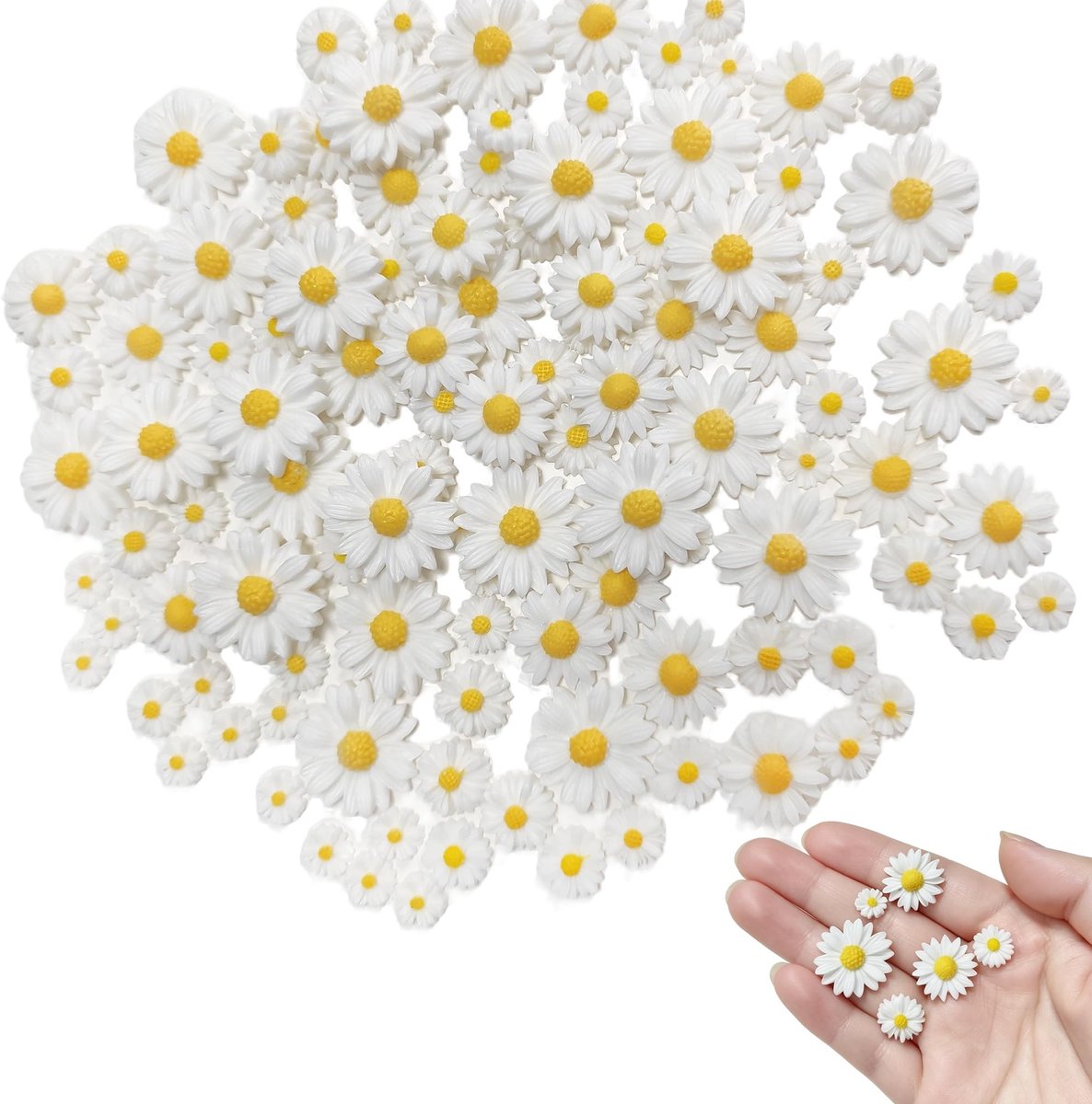 Solidchoice - Set van 120 Mini-Bloemen voor Taartdecoratie