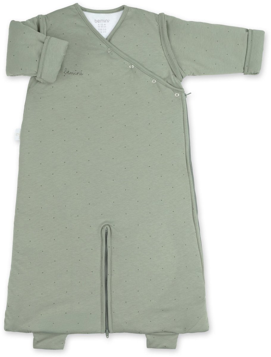 BEMINI Babyslaapzak - MAGIC BAG 4-12m - TOG 2.5 - Knus cocon - Kaki