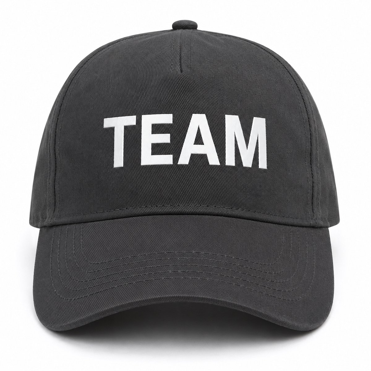 Cap met TEAM - Dark Grey