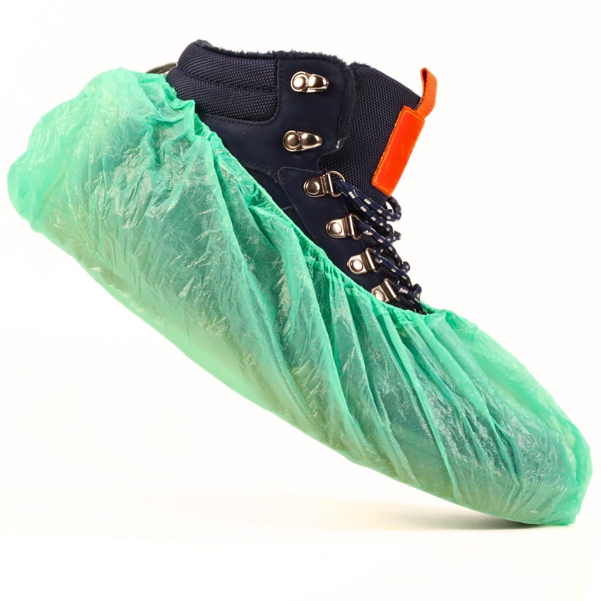 Wegwerp Schoenhoesjes - Schoenovertrek - Overschoenen - Waterafstotend - Groen - 100 Stuks