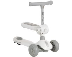 Byox StreetPro Grey 2-in-1 Kinderstep met Licht en Geluid