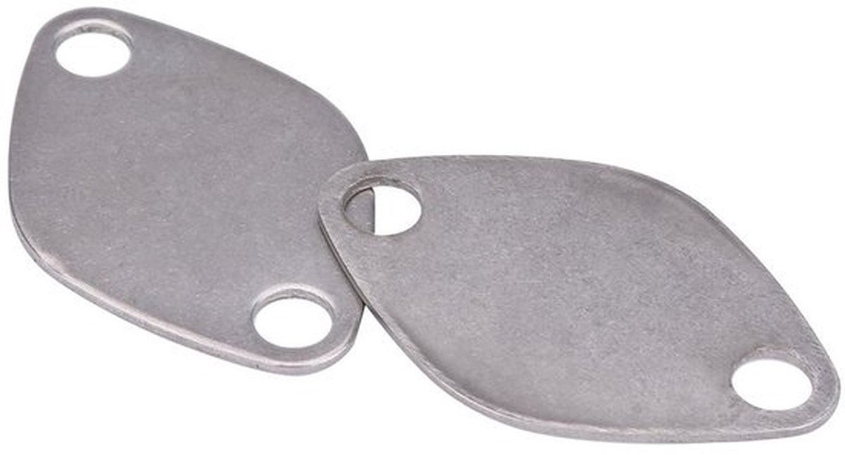 EGR Klep Pakking Roestvrij Staal - EGR Valve Blanking Blok Plaat Kit - Duurzaam - Eenvoudig te Installeren - Geschikt voor ESPACE LAGUNA MASTER 2.2 2.5 dCi - Gewicht 50 g - Afsluitplaat