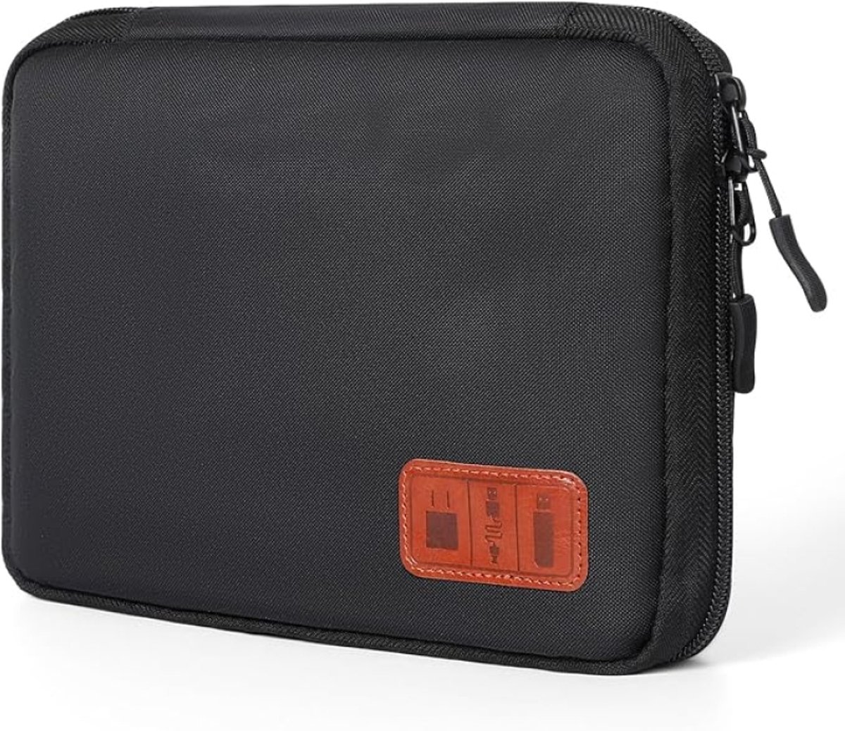 Huis Geluk Opbergtas voor kabels, elektronische tas, reiskabeltas, draagbare elektronische accessoire organizer voor harde schijven, kabels, oplader, USB-kabels, SD-kaart