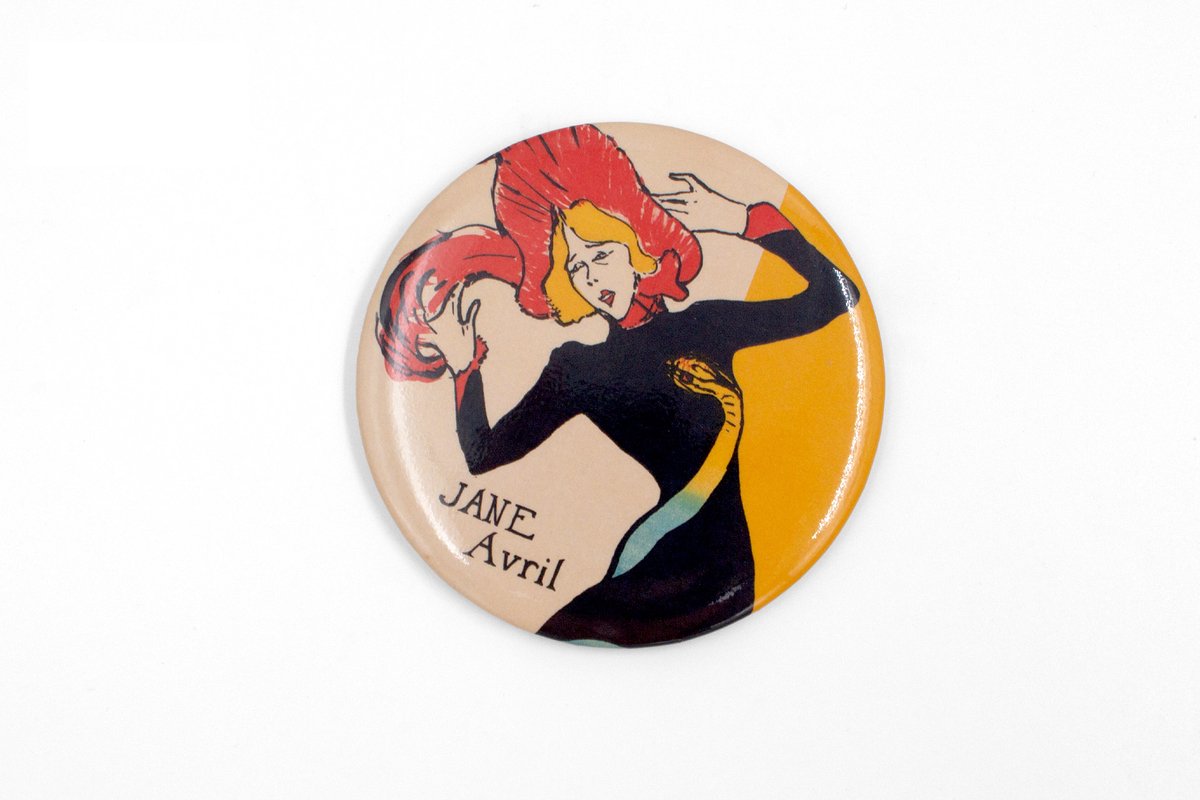 Lanzfeld - Handspiegel - Zakspiegel - 80 mm - Toulouse-Lautrec - Jane Avril