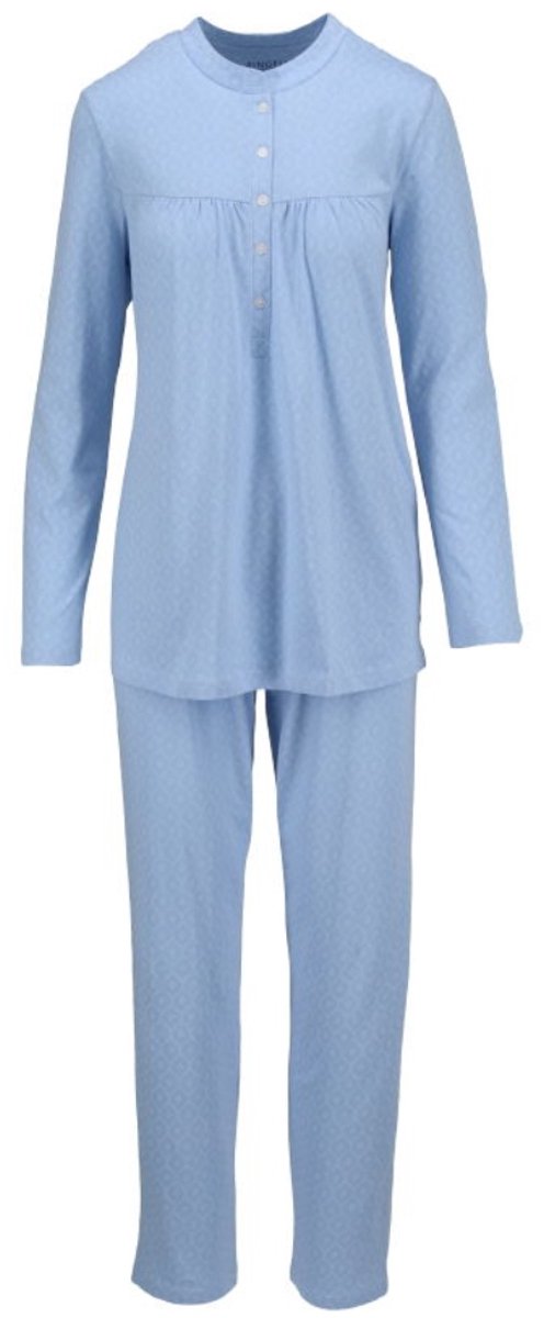 Ringella Katoenen dames pyjama fjord blauw Ringella - Blauw - Maat - 50