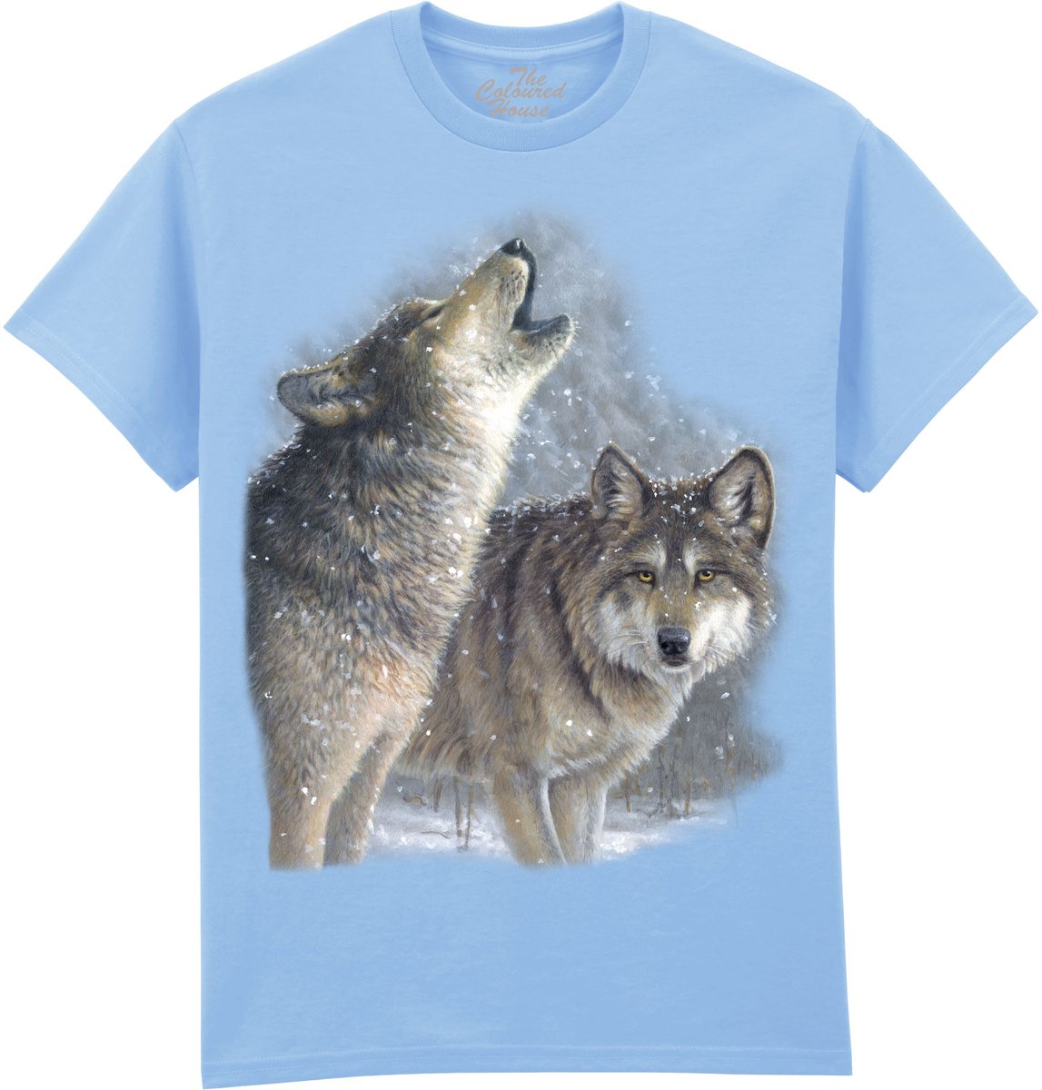 Wolven Snowfall Wolves The Coloured House T-shirt XL