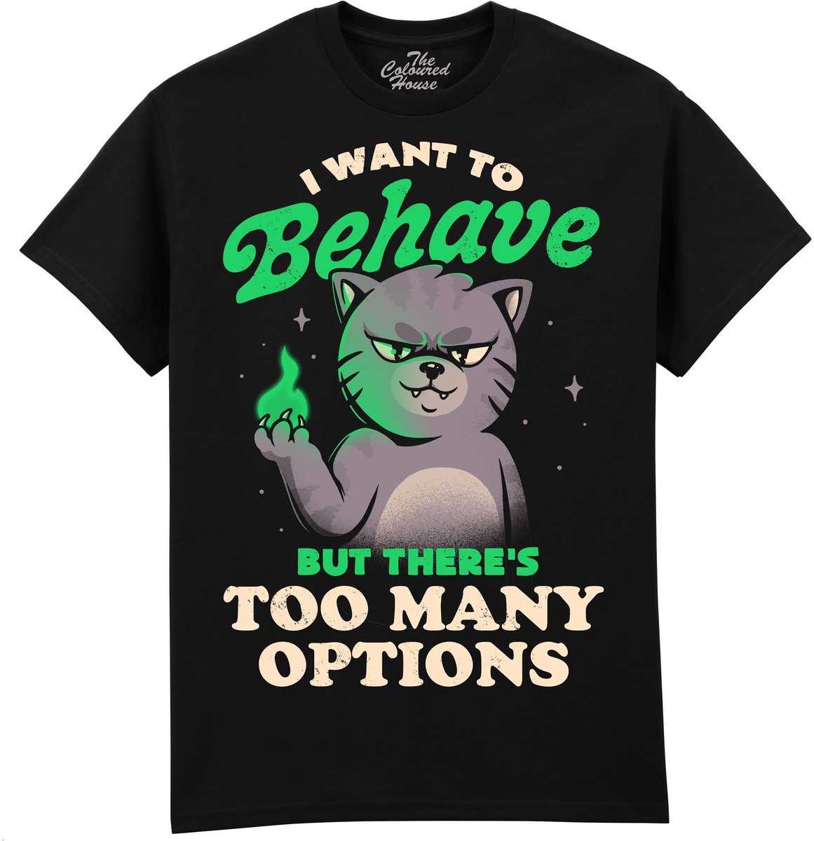 Kat I Want To Behave The Coloured House T-shirt XXL