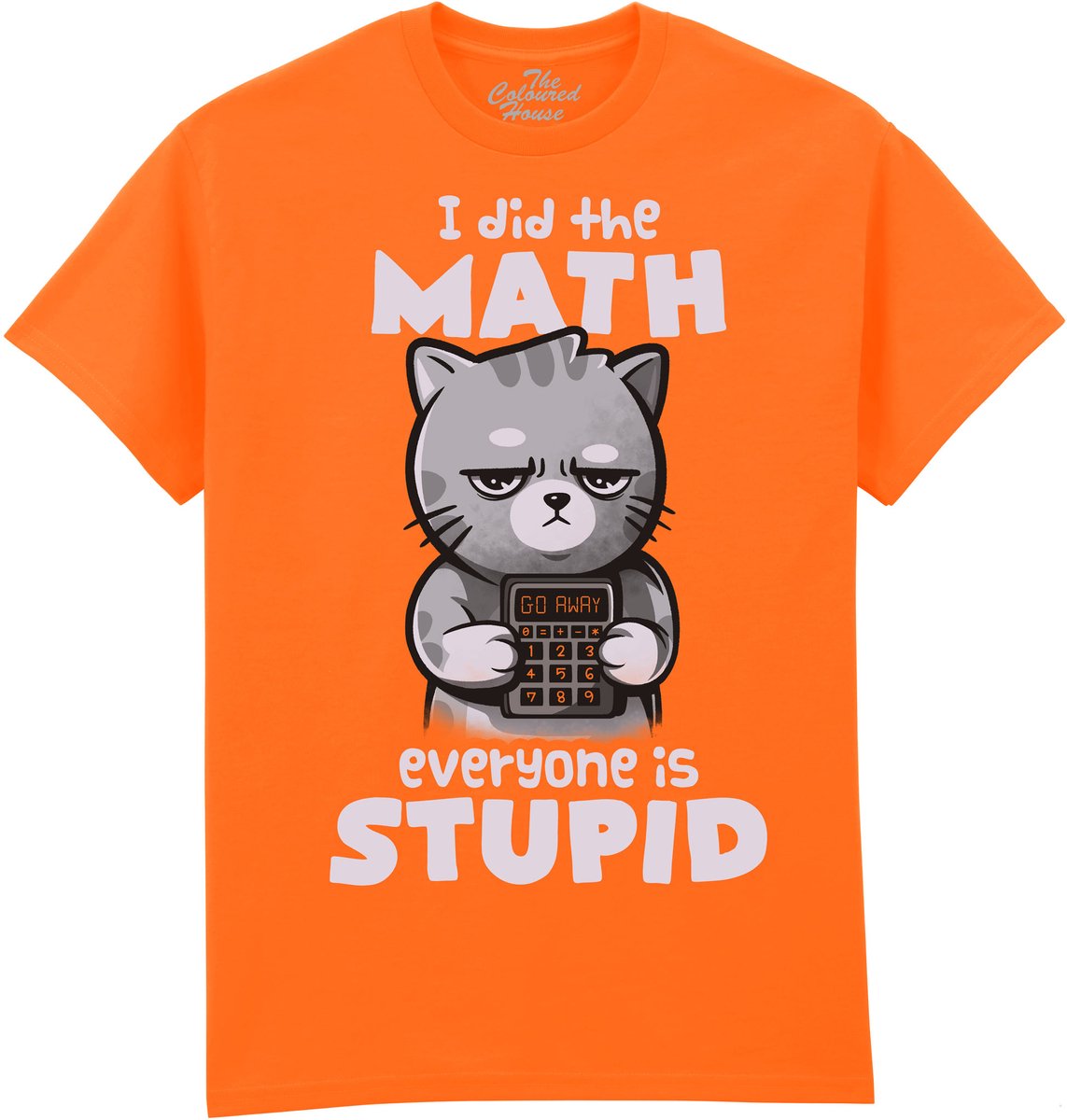Kat Math Cat The Coloured House T-shirt M