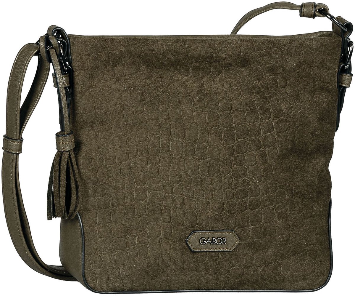 Gabor schoudertas Belamy Cross Bag Khaki kaki