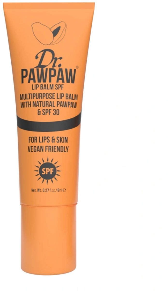 Dr PawPaw Lip Balm SPF / Veganistische lippenbalsem met zonbeschermingsfactor 30, 8 ml