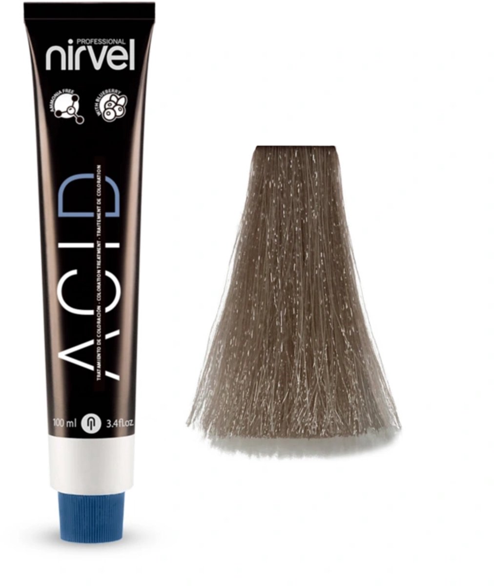 Nirvel ACID PEARL 9/27 / Professionele haarverf met zure pH-waarde voor gouden reflecties met parelmoereffect 100 ml