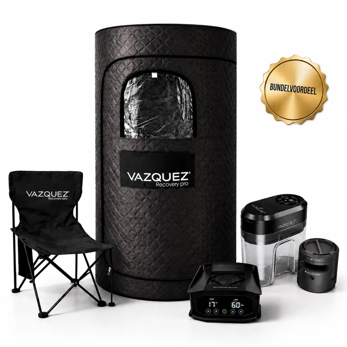 Vazquez Supplements Draagbare Sauna voor Thuis - Stoom Sauna