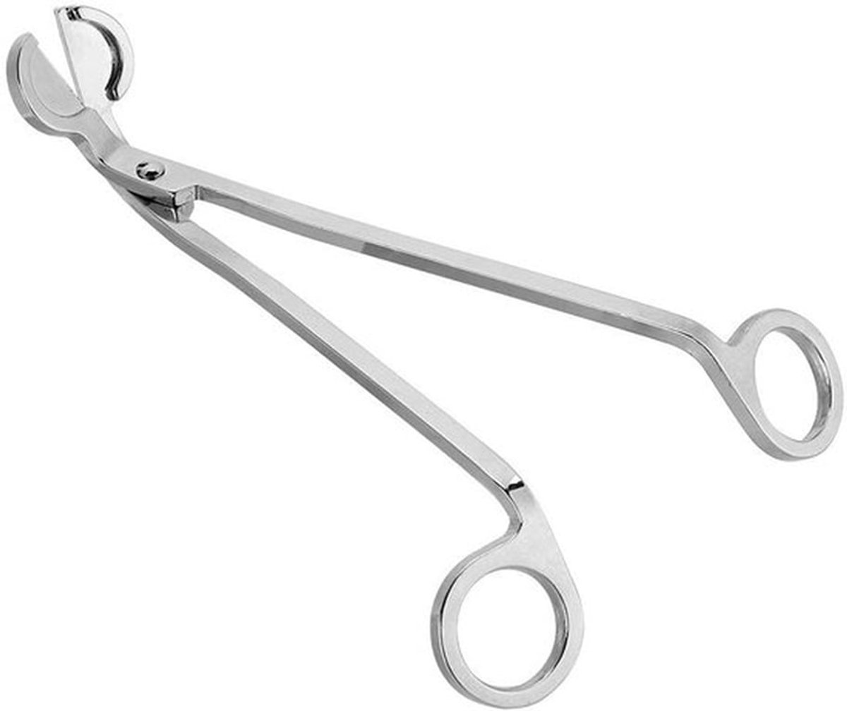 RVS Kaarsenwick Knipper - Modieuze Schaar - Veilig Kaarsen Snijden - Handig en Stijlvol - Essentieel voor Kaarsliefhebbers - Ideaal voor...