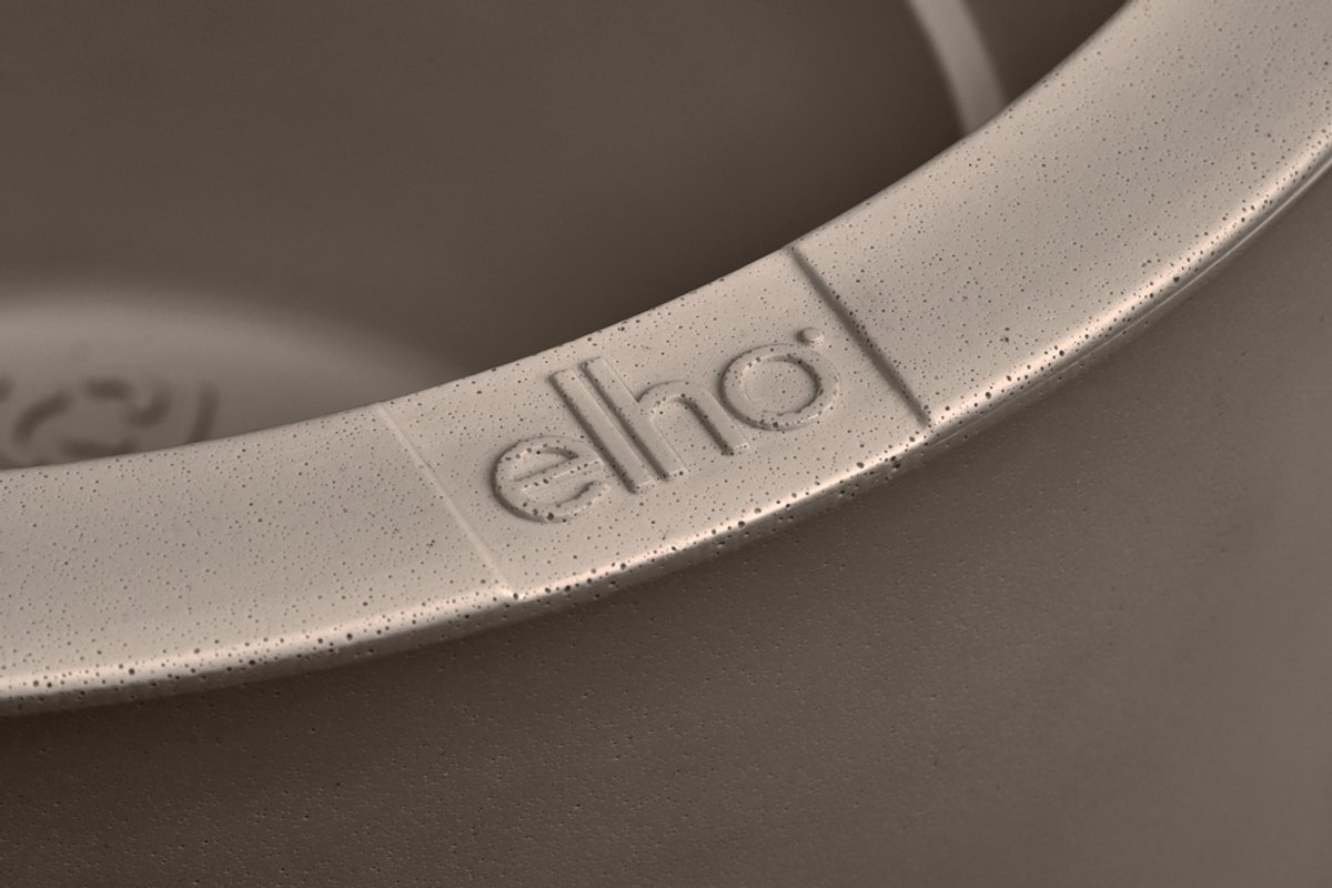 Elho Amber Grail High 30 - Grand pot de fleurs intérieur et extérieur