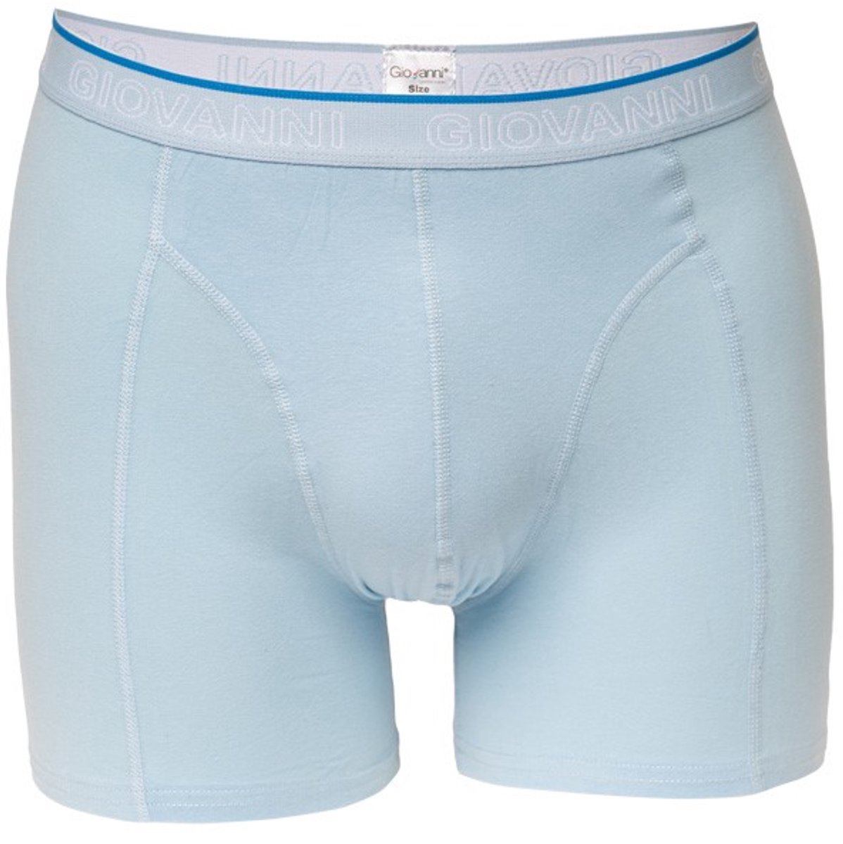Giovanni heren boxershorts - elastisch katoen - maat XXL - blue/blue band