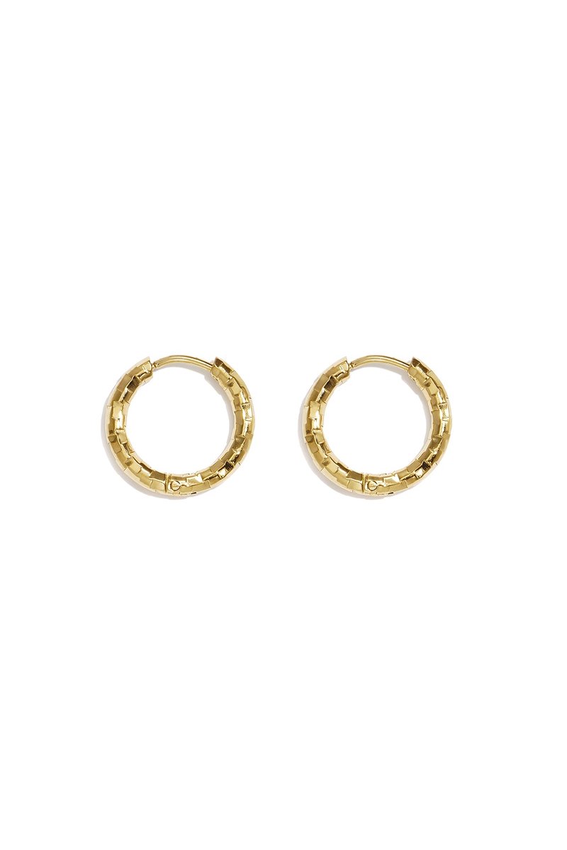 Kyra - Hoops - Stainless Steel - - Goud
