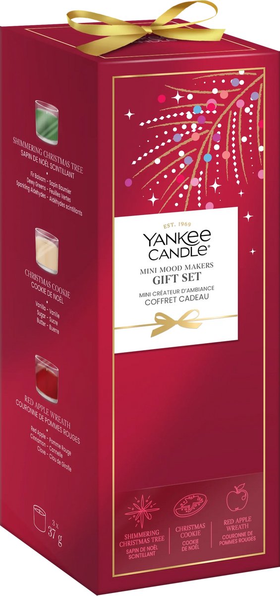 Yankee Candle - Gifted Moments Collectie - 3 Filled Votive - Cadeauset